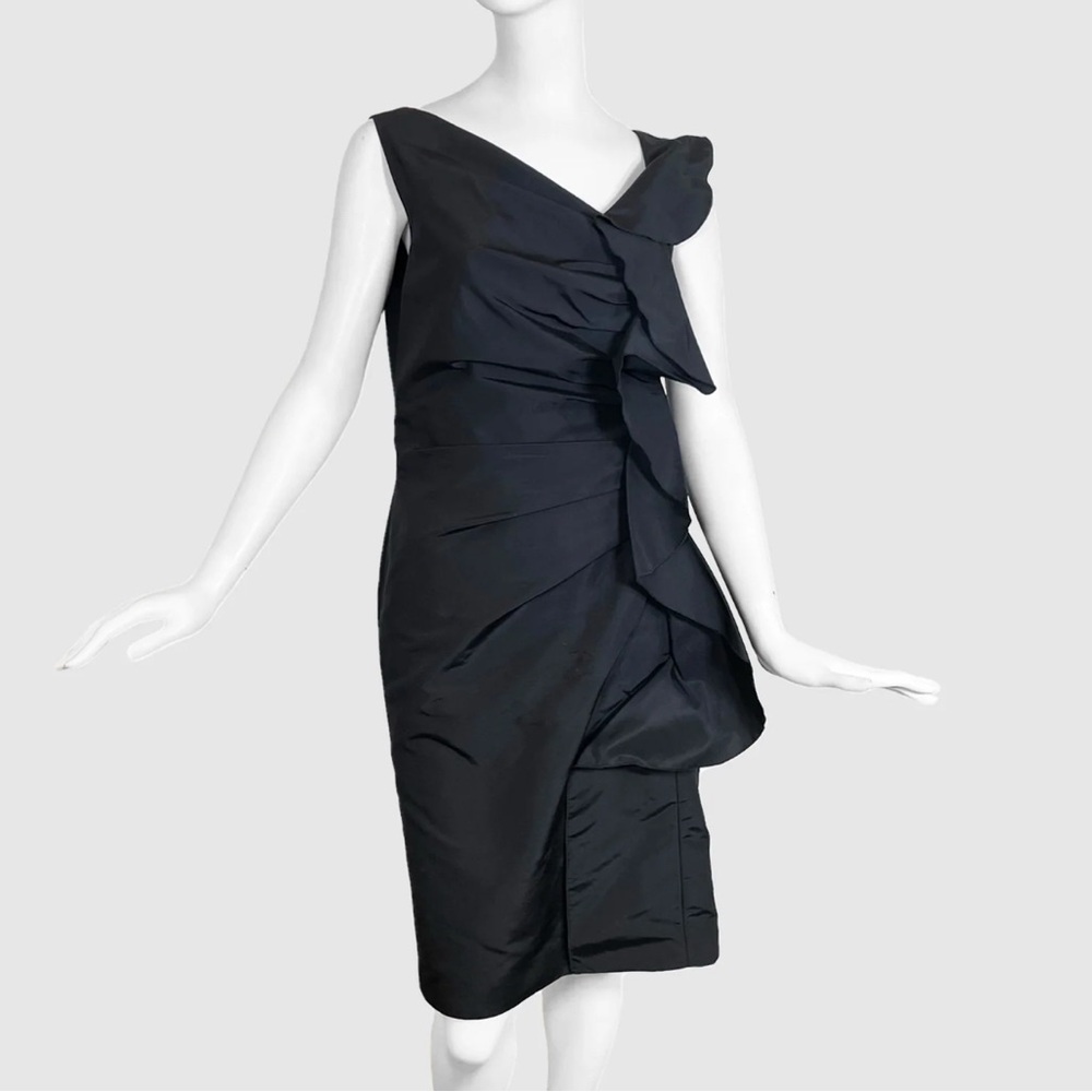 OSCAR DE LA RENTA
Silk Dress with Ruching
